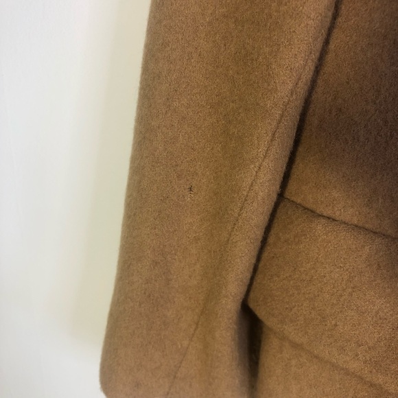 GUC Vintage Jack Feit camel wool 3/4 sleeve blazer size small - Picture 3 of 7